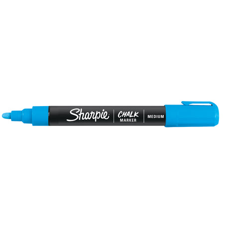 Sharpie Wet Erase Chalk Marker Blue Medium Bullet Tip  Sharpie Wet Erase Marker