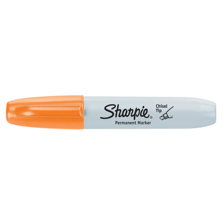 Sharpie Chisel Tip Orange Permanent Marker  Sharpie Markers