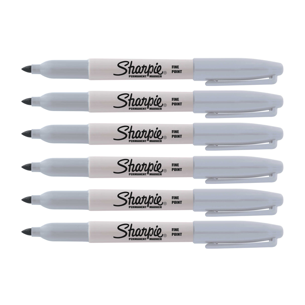 Sharpie Cosmic Celestial Grey, Fine Point Permanent Markers Pack of 6