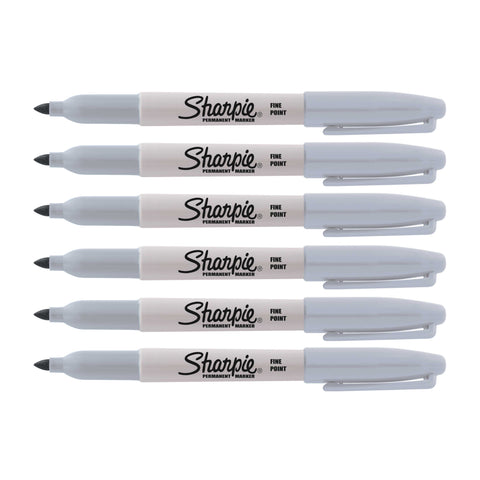 Sharpie Cosmic Celestial Grey, Fine Point Permanent Markers Pack of 6