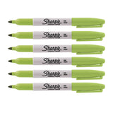 Sharpie Martian Green Fine Point Pack Of 6