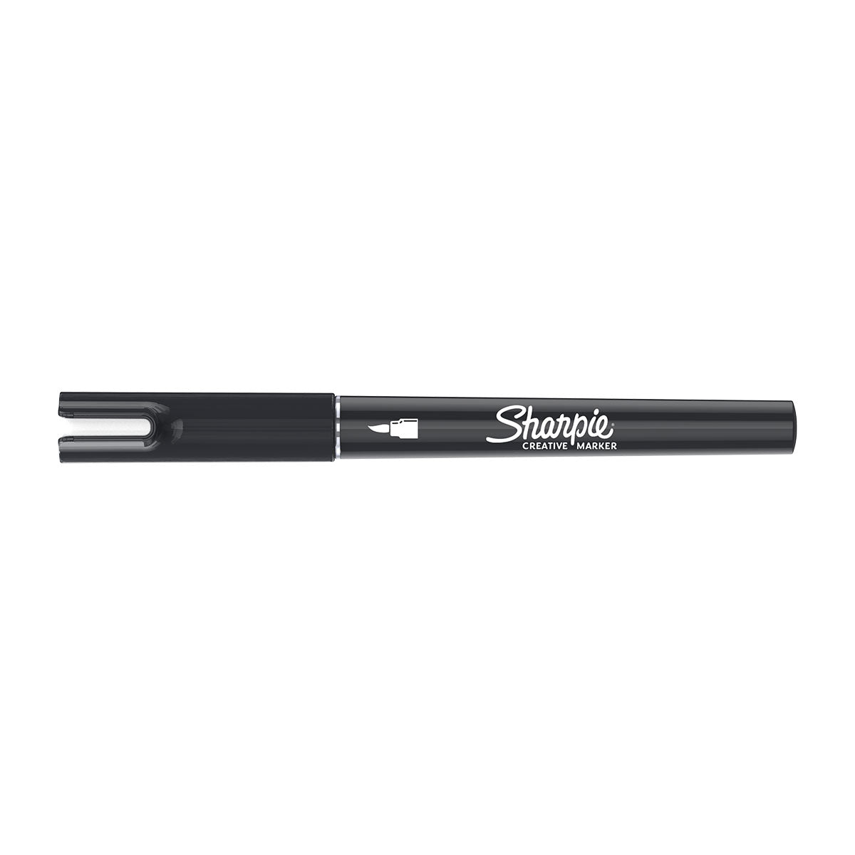 Sharpie Creative Marker White Brush Tip  No Bleed