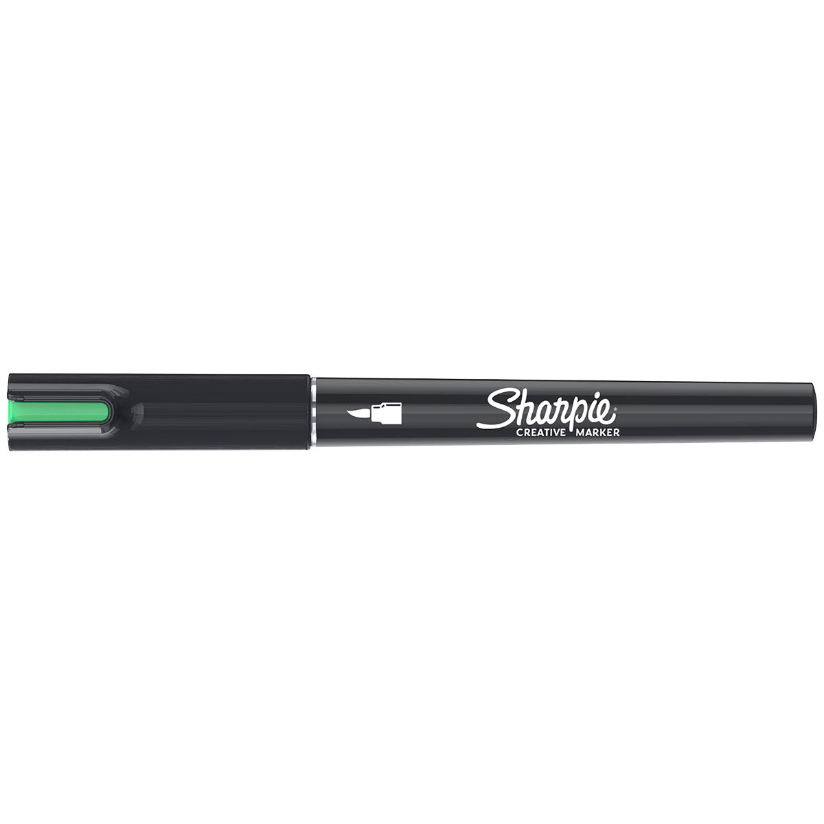 Sharpie Creative Marker Green Water Based Acrylic Brush Tip  No Bleed