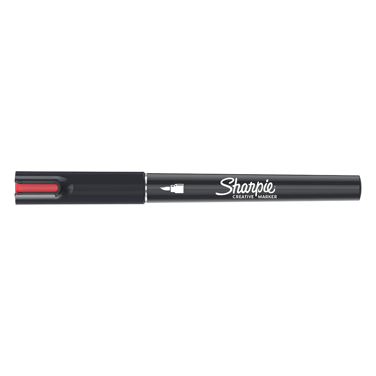Sharpie Creative Marker Red Brush Tip  No Bleed