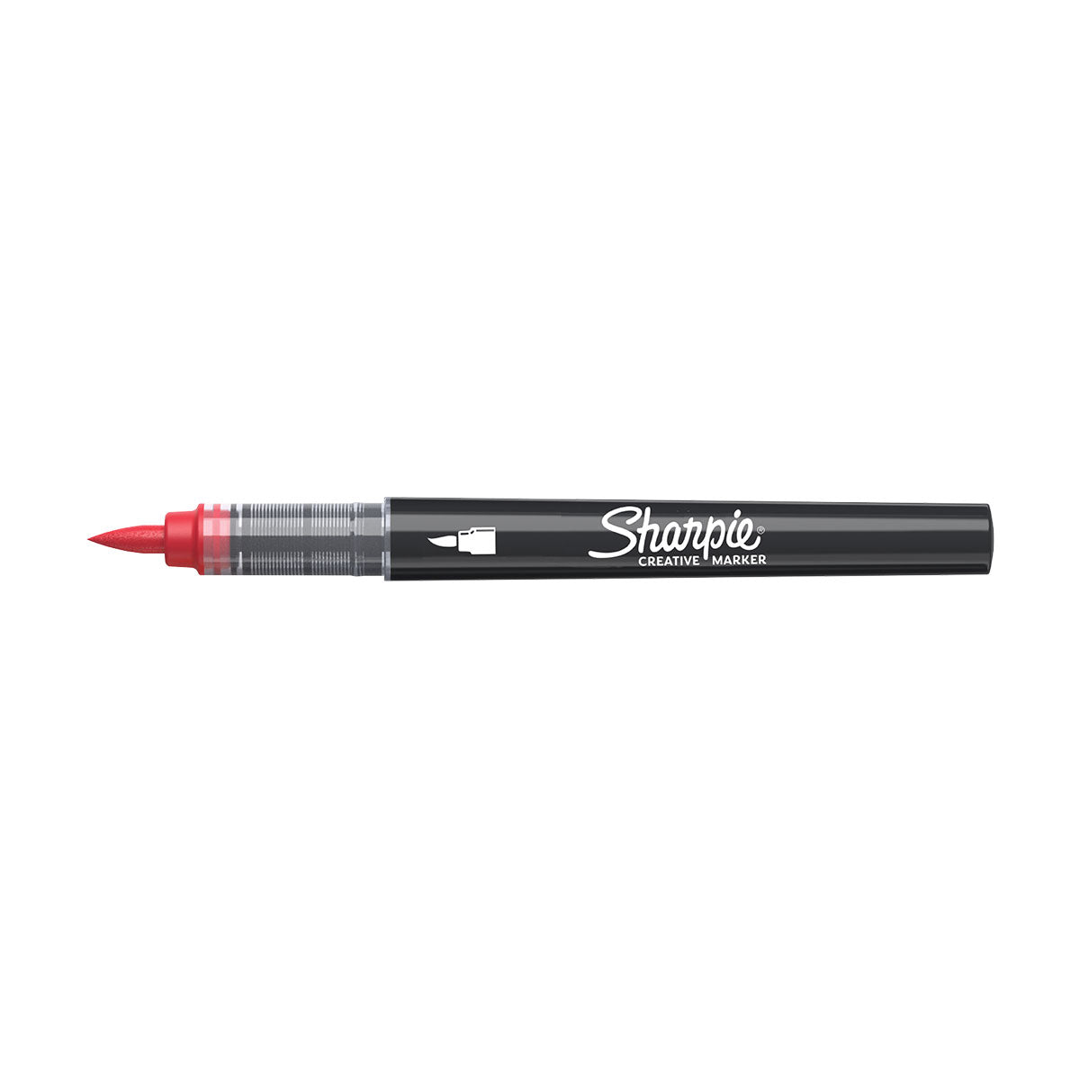 Sharpie Creative Marker Red Brush Tip  No Bleed