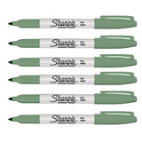 Sharpie Fine Markers Jasper Green Pack of 6