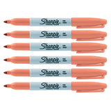 Sharpie Cosmic Oron Orange, Fine Point Permanent Markers Pack of 6