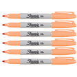 Sharpie Peach Markers Fine Point Pack of 6  Sharpie Markers