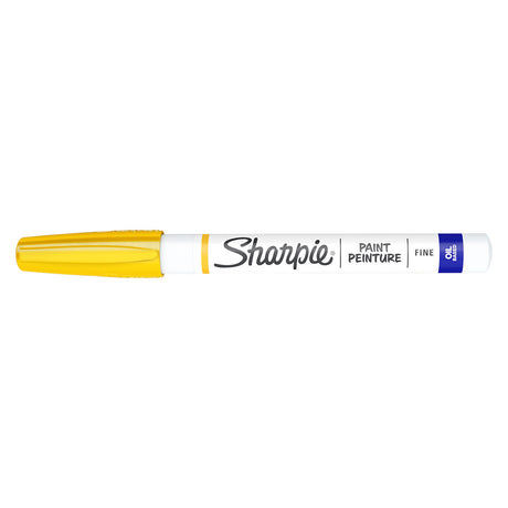 Sharpie Paint Yellow Fine Point, Oil Based Paint Marker - PensAndPencils.Net