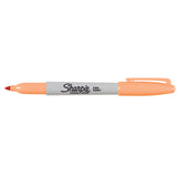 Sharpie Peach Markers Fine Point Pack of 6  Sharpie Markers