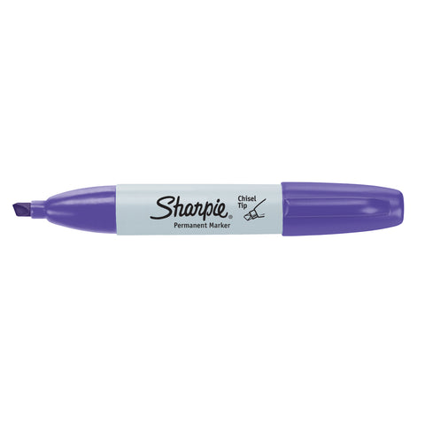 Sharpie Chisel Tip Purple Permanent Marker  Sharpie Markers