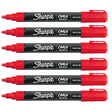 Sharpie Red Chalk Marker Wet Erase Pack of 6  Sharpie Wet Erase Marker