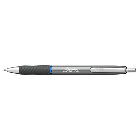 Sharpie S-Gel Gunmetal Blue Ink Retractable Gel Pen Medium With Rubber Grip 10  Sharpie Gel Ink Pens