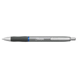 Sharpie S-Gel Gunmetal Blue Ink Retractable Gel Pen Medium With Rubber Grip 12