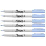 Sky Blue Ultra Fine Sharpie Pack of 6