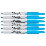 Sharpie Retractable Turquoise Fine Point Permanent Marker Pack of 6