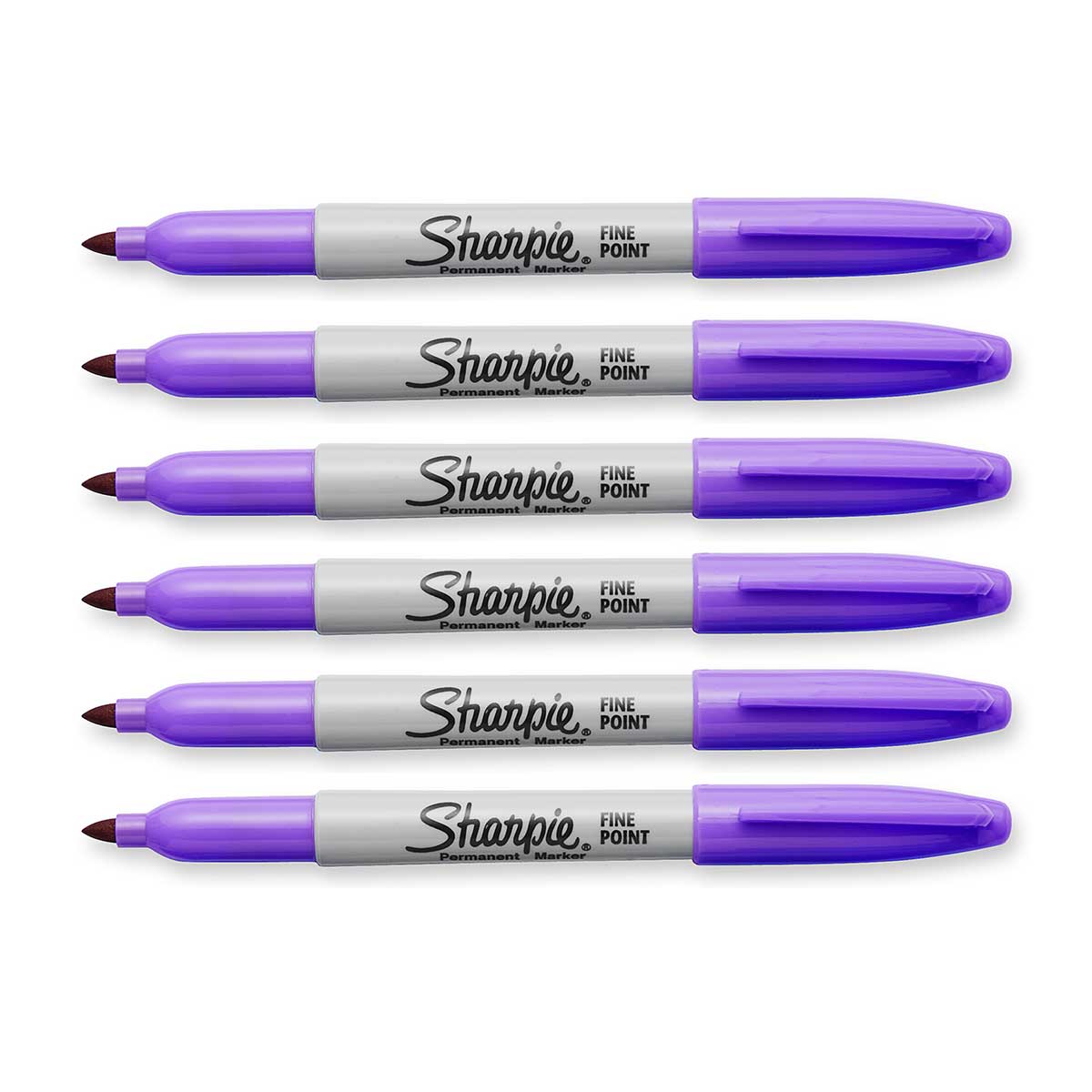 Sharpie Ultra Violet Fine Point Permanent Markers Pack of 6