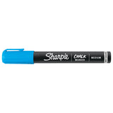 Sharpie Wet Erase Chalk Marker Blue Medium Bullet Tip Pack of 12