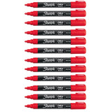 Sharpie Red Wet Erase Chalk Marker Pack of 12  Sharpie Wet Erase Marker