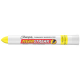 Sharpie Mean Streak Yellow Marking Stick For Wet, Oily Surfaces, Extra Bold Tip, Waterproof