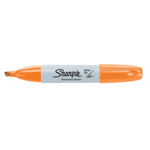 Sharpie Chisel Tip Orange Permanent Marker