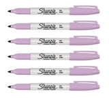 Sharpie Lavender Mica Fine Marker Pack Of 6