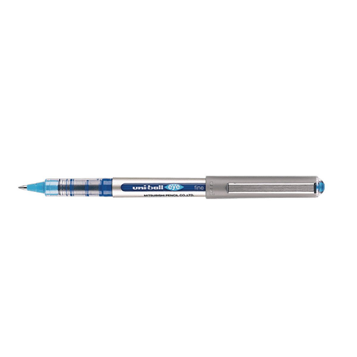 Uniball Eye Fine Light Blue Rollerball Pen UB-157 (Light Blue Ink)