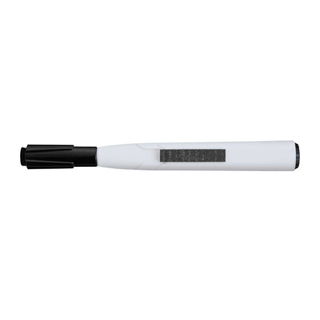 Expo Magnetic Dry Erase Black Markers With Eraser On Cap Fine Tip
