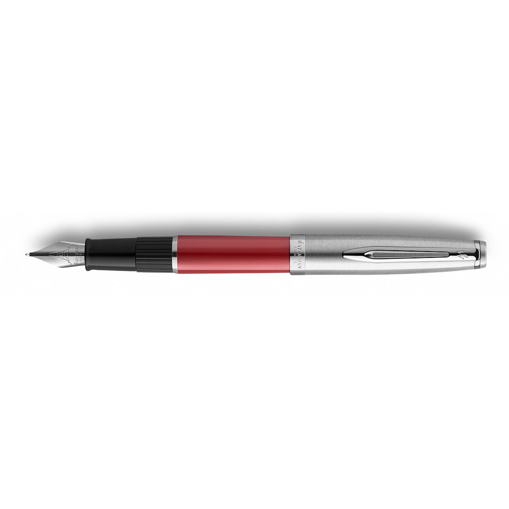 Waterman Embleme Red Fountain Pen - Eifel Tower Fine Nib