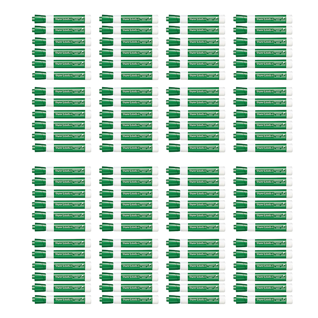 Wholesale Paper Mate Whiteboard Marker Chisel Green Bulk Pack of 96