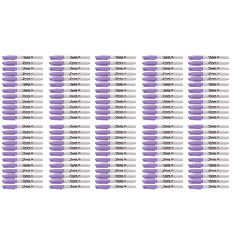 Wholesale Sharpie Markers Lilac Ink Fine Point Bulk Pack of 120