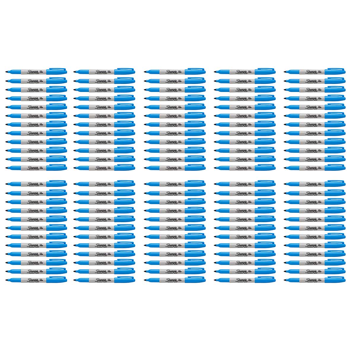 Wholesale Sharpie Markers Brilliant Blue Fine Point Bulk Pack of 120