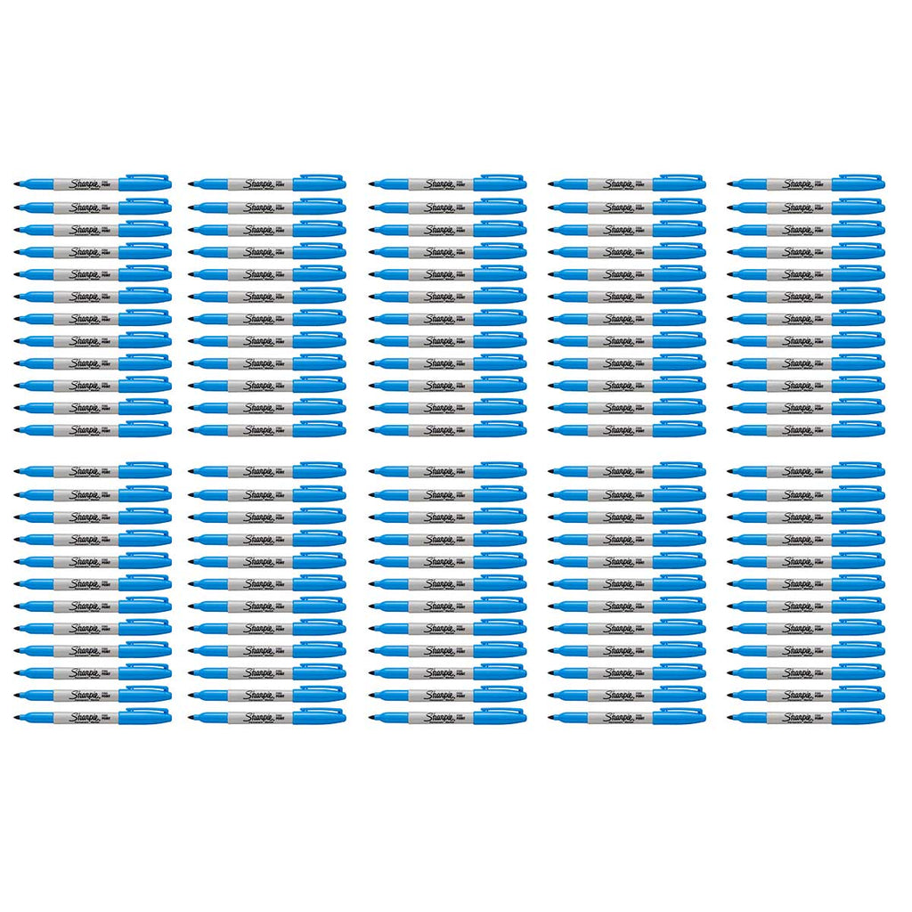 Wholesale Sharpie Markers Brilliant Blue Fine Point Bulk Pack of 120