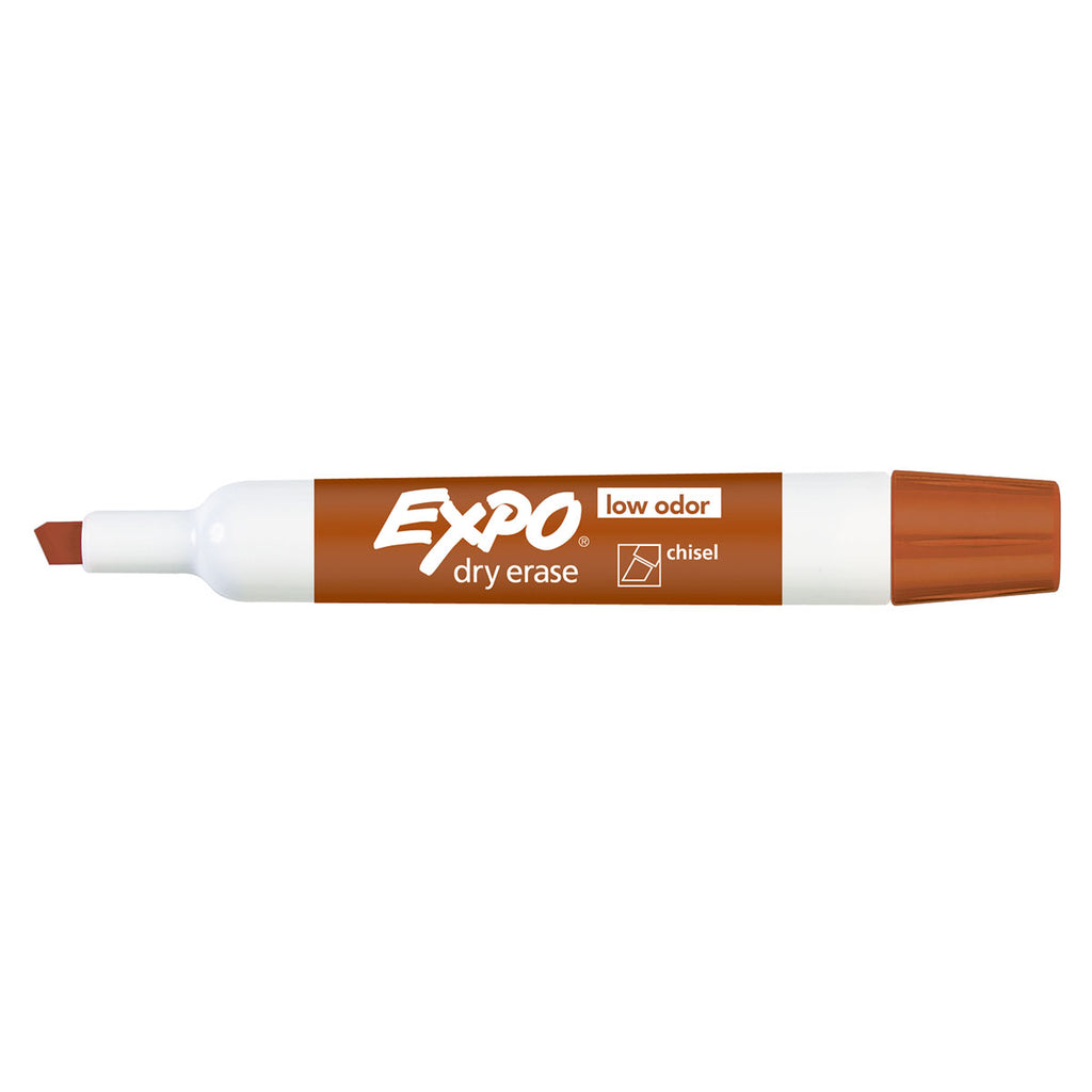 Expo Dry Erase Pumpkin Chisel Tip Marker,  Low Odor  Expo Dry Erase Markers