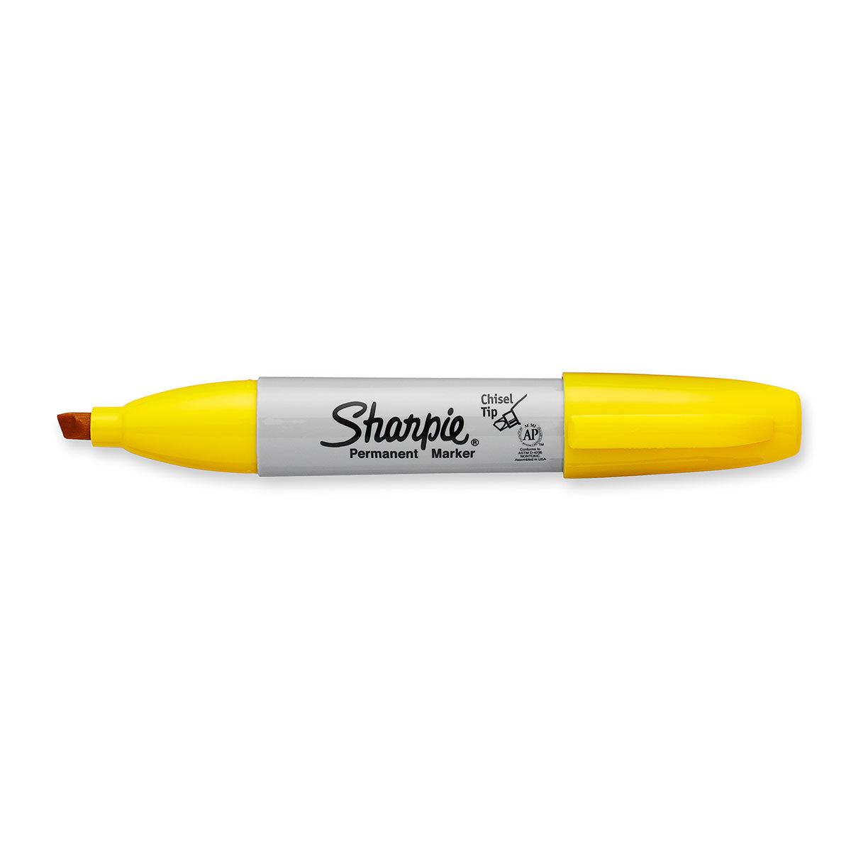 Sharpie Chisel Point Yellow Permanent Marker Sold Individually  Sharpie Markers