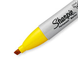 Sharpie Chisel Point Yellow Permanent Marker Sold Individually  Sharpie Markers