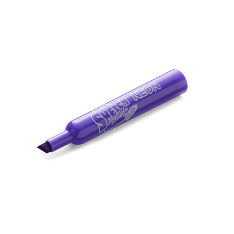 Mr. Sketch Black Raspberry Moon Rocks Neon Purple Scented Marker Chisel Tip  Mr Sketch Scented Markers