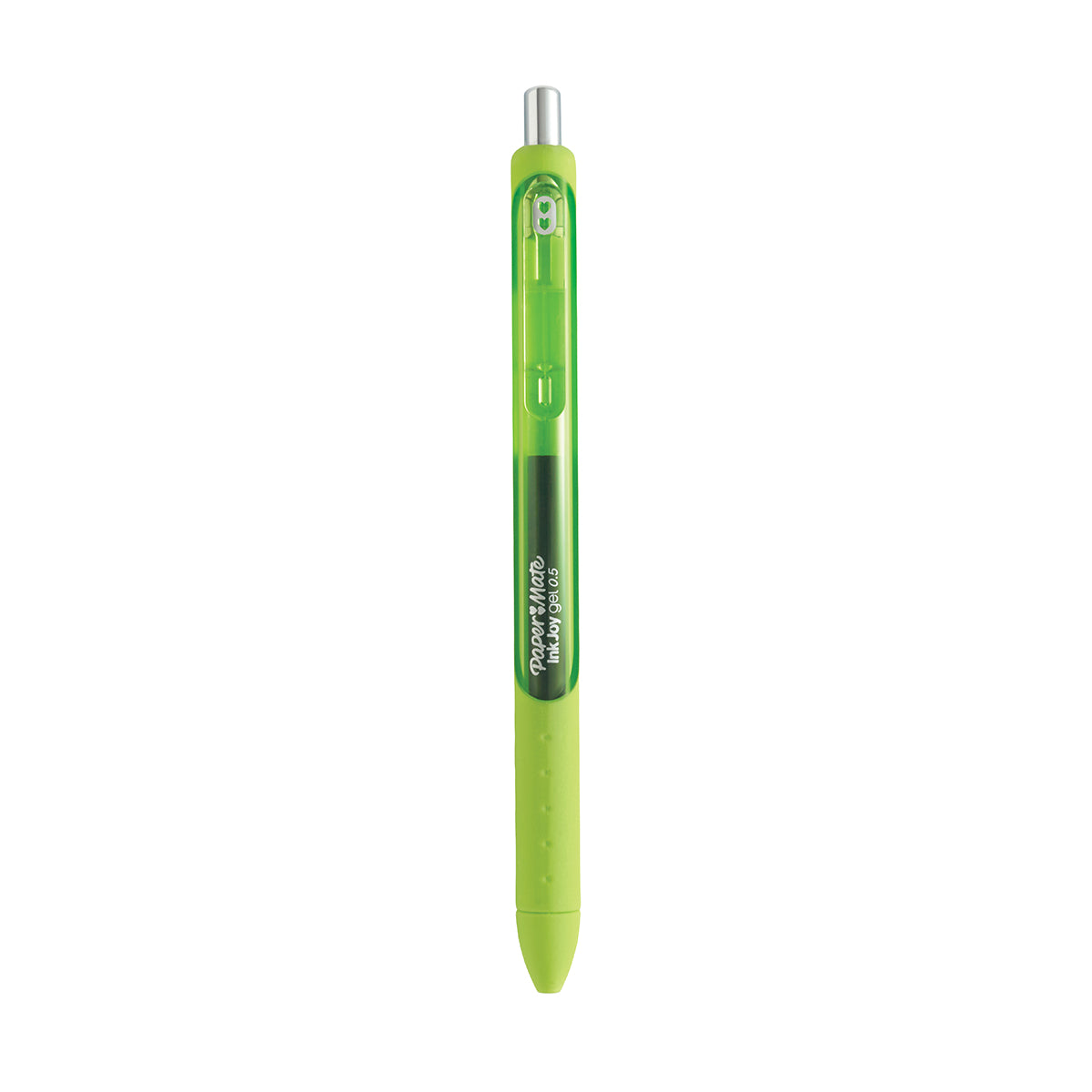 Paper Mate Inkjoy Gel Pen Lime, 0.5mm Fine Tip, Retractable  Paper Mate Gel Ink Pens