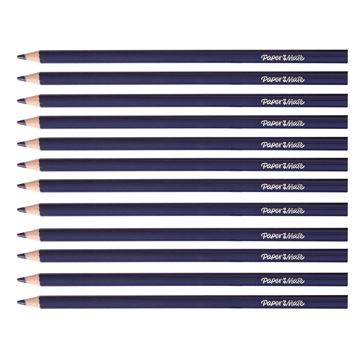 Paper Mate Blue Colored Pencils Pack of 12 (Writes Blue)  Paper Mate Pencils