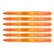 Papermate Clearpoint Color Pencils Orange Lead Pencil 0.7MM (Orange Lead) Pack of 6  Paper Mate Pencil