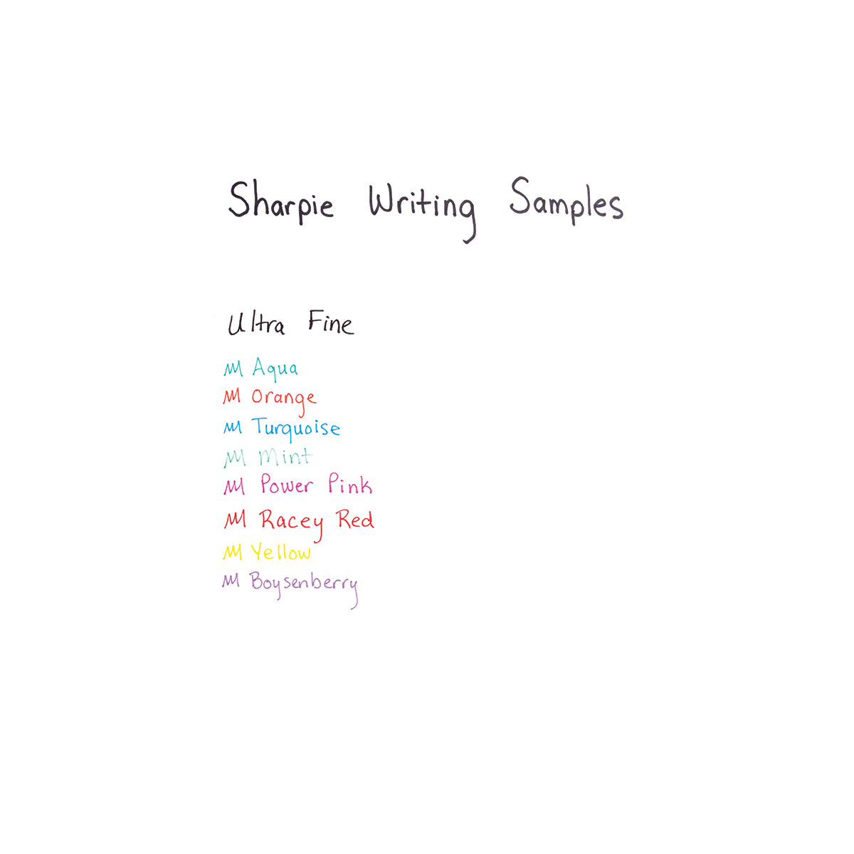Sharpie Signature Example Sharpie Aqua Marker, Ultra Fine, Permanent – PensAndPencils.Net