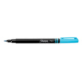 Sharpie Brush Tip Pen, Turquoise  Sharpie Felt Tip Pen