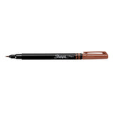 Sharpie Brush Tip Pen, Brown  Sharpie Felt Tip Pen