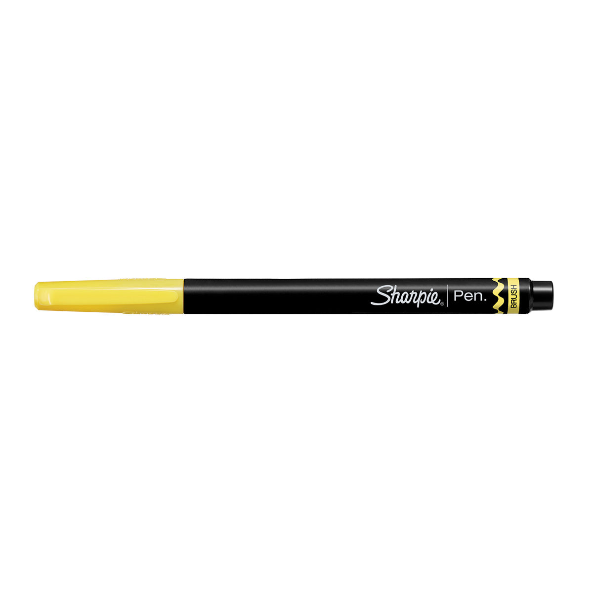 Sharpie Brush Tip Pen, Yellow  Sharpie Felt Tip Pen