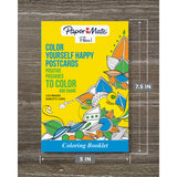 Postcard Coloring Book For Adults By Paper Mate, 16 Positive Messages Postcards  Paper Mate Coloring Books