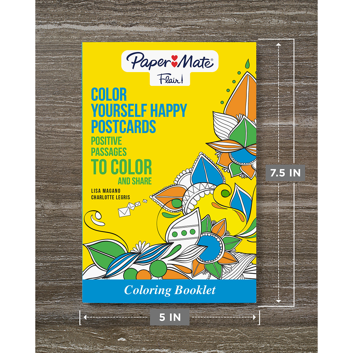 Color Yourself Postcards Adult Coloring Book 16 Postcards - Bulk Pack of 24  Paper Mate Coloring Books