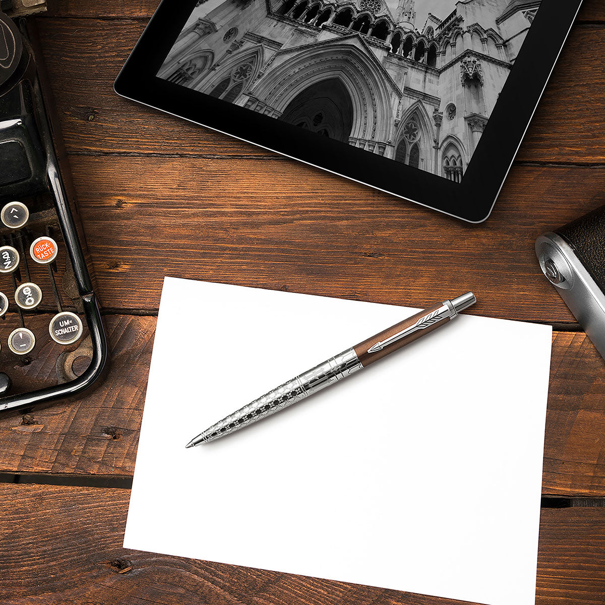 Parker Jotter Bronze Gothic London Architecture Ballpoint Pen Blue Ink  Parker Ballpoint Pen