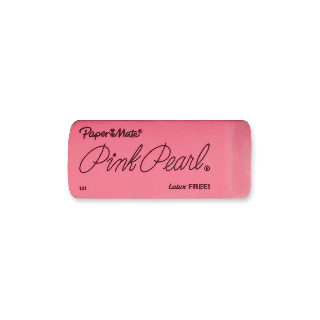 Paper Mate Pink Pearl Large Eraser, Smudge Resistant, Latex free, For School Use  2 1/4 x 1 x 1/4  Paper Mate Erasers