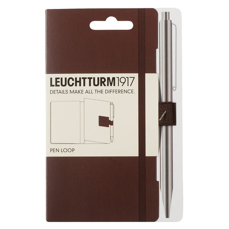 Leuchtturm1917 Pen Loop Chocolate Leuchtturm1917 Pen Loop