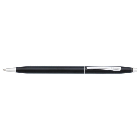 Cross Classic Century  Black Lacquer Chrome Trim Ballpoint Pen, Black Ink  Cross Ballpoint Pen